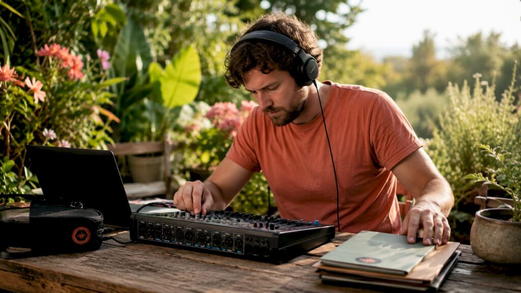 Audio engineer preparing WAV files for sharing
