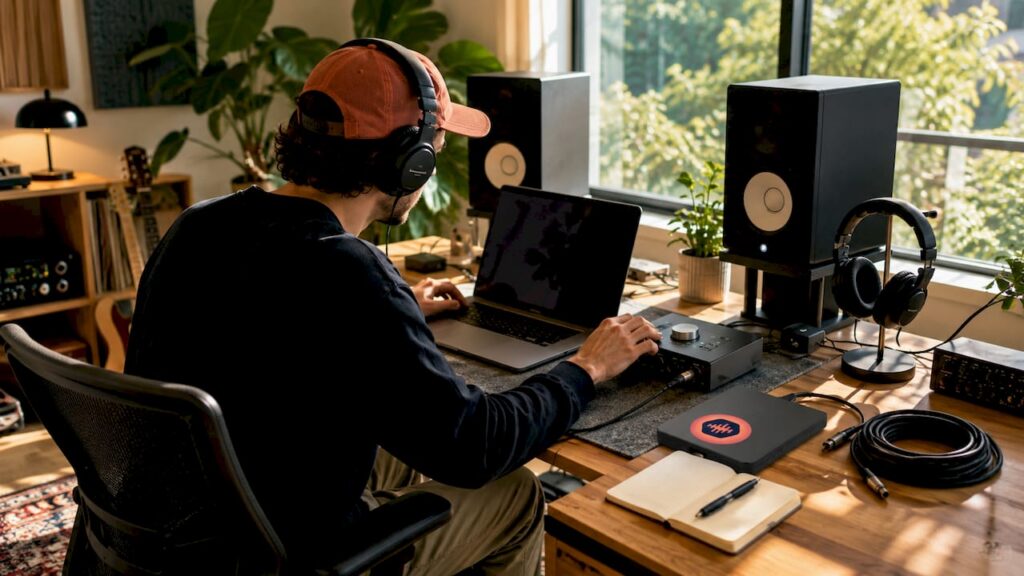 Audio engineer's export workstation gear