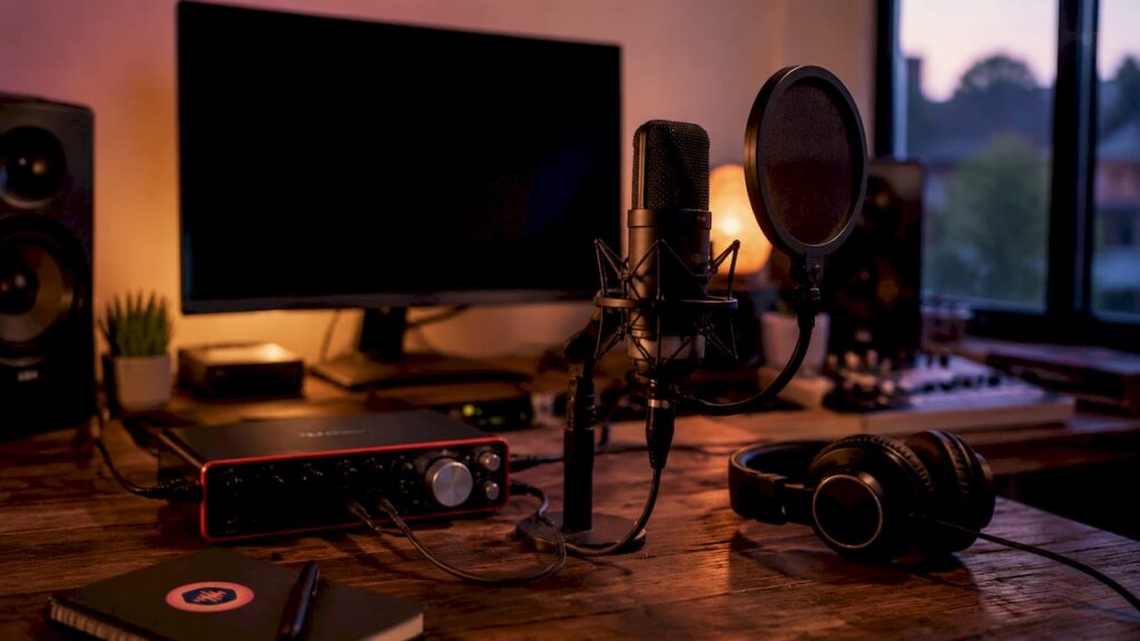 Essential professional home studio audio gear