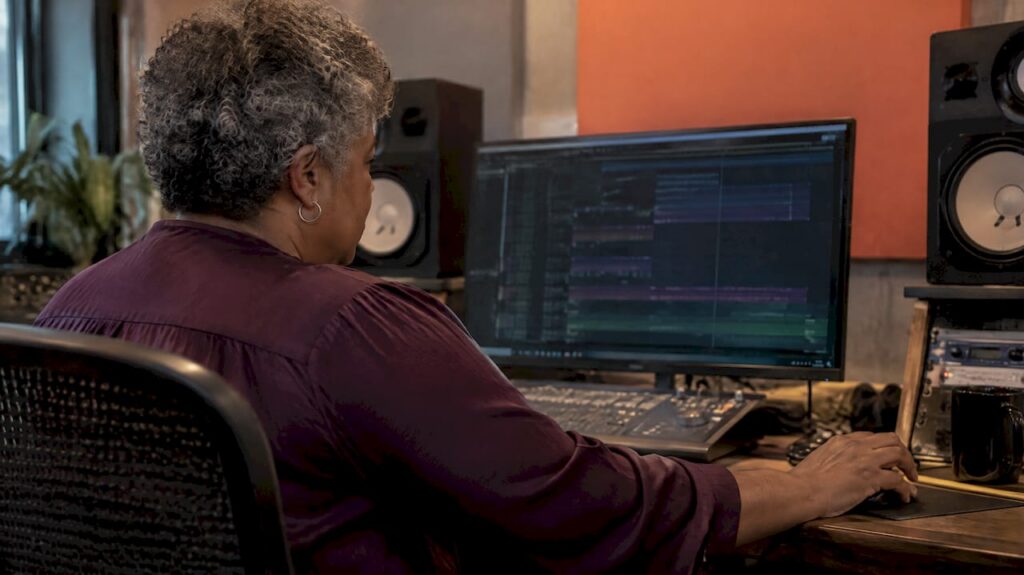 Engineer restoring an earlier DAW session